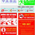 Nội quy, tiêu lệnh PCCC