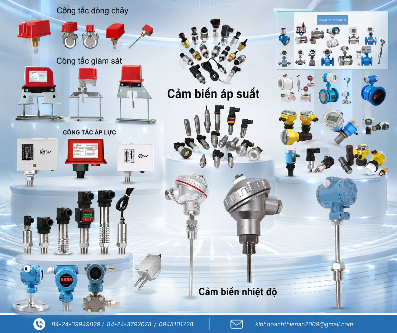 Đồng hồ điện từ, cảm biến mực nước - Ảnh 3